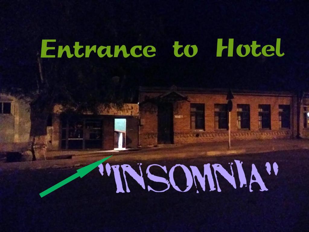 Majutusasutuses Insomnia olev sertifikaat, autasu, silt või muu dokument