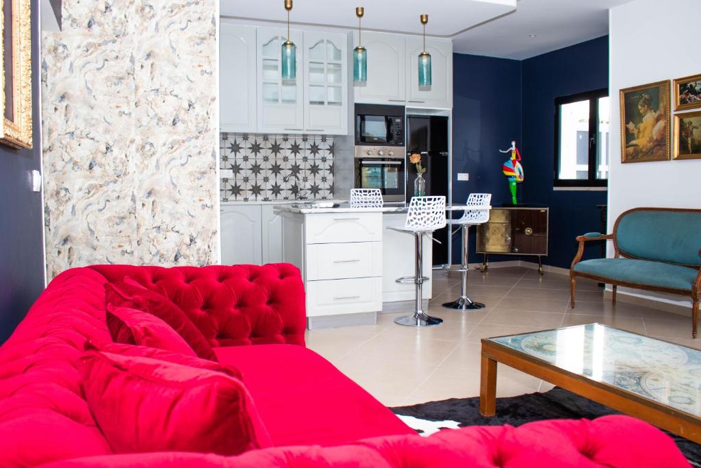 Posezení v ubytování Aparthotel Palace