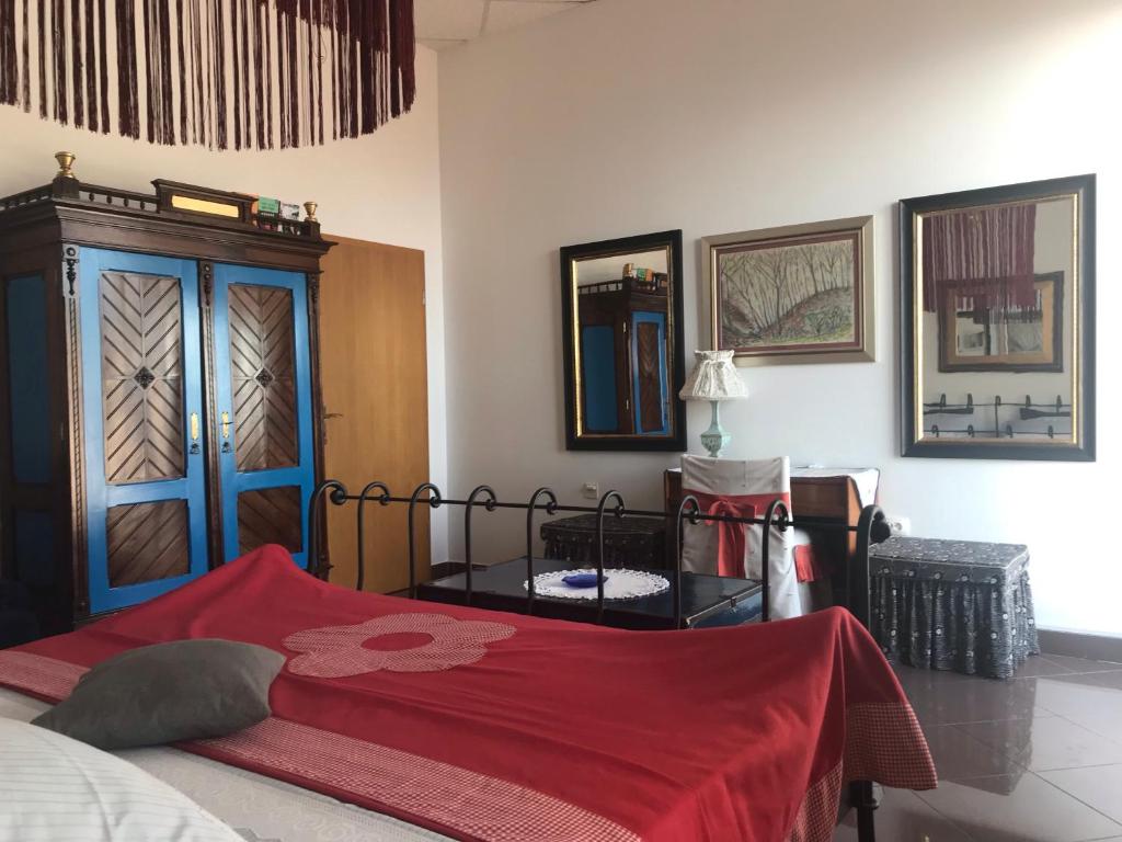 Postel nebo postele na pokoji v ubytování Rozita Seaside Relax Apartments