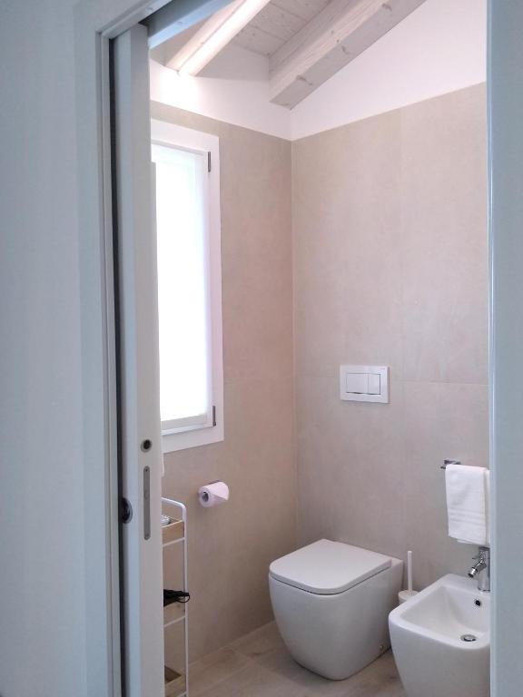 Koupelna v ubytování Le Mandragole B&B