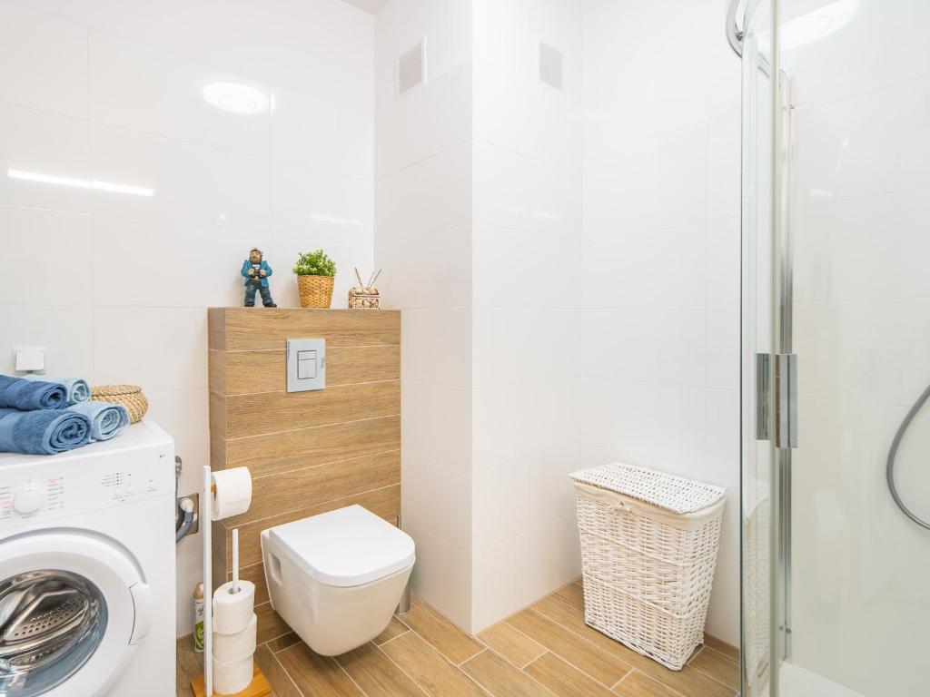Kúpeľňa v ubytovaní Apartament Happy Time SPA - Kołobrzeg