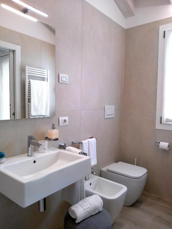 Koupelna v ubytování Le Mandragole B&B