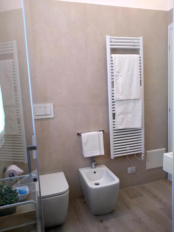 Koupelna v ubytování Le Mandragole B&B