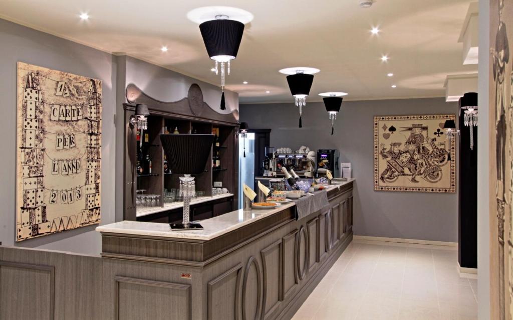 The lounge or bar area at Boutique Hotel Calzavecchio