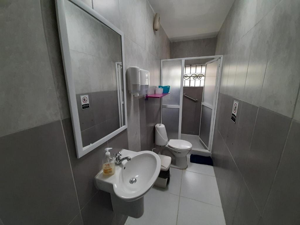 Koupelna v ubytování Noah boutique hostels Medellín