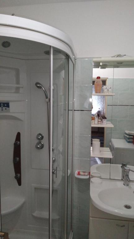 Koupelna v ubytování Apartman Dražice-Grobnik