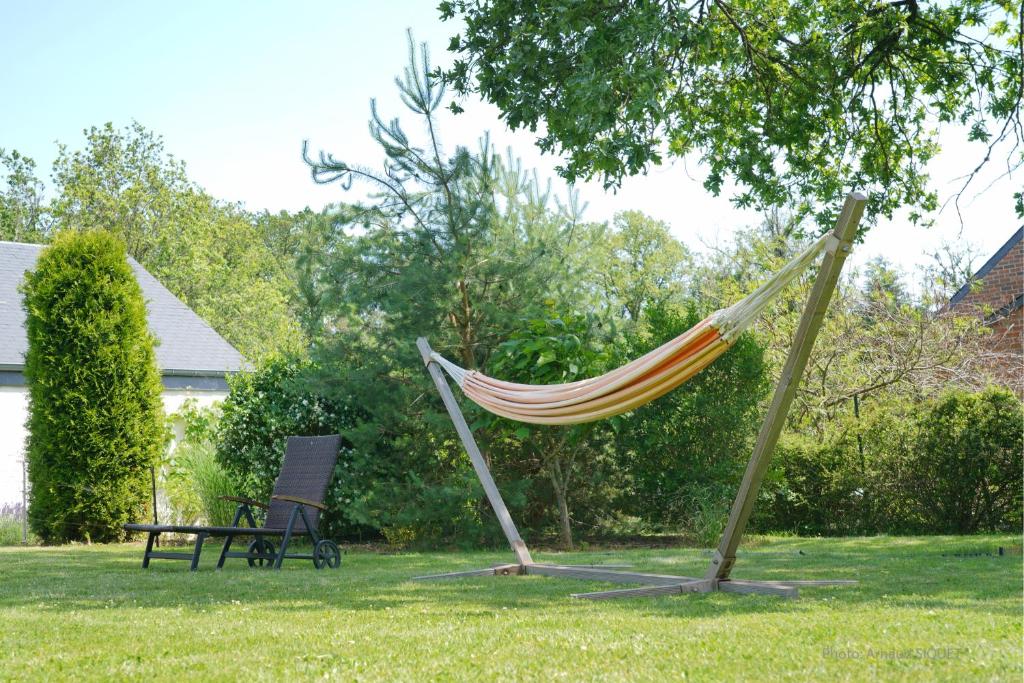 Zahrada ubytování Le jardin des Biches