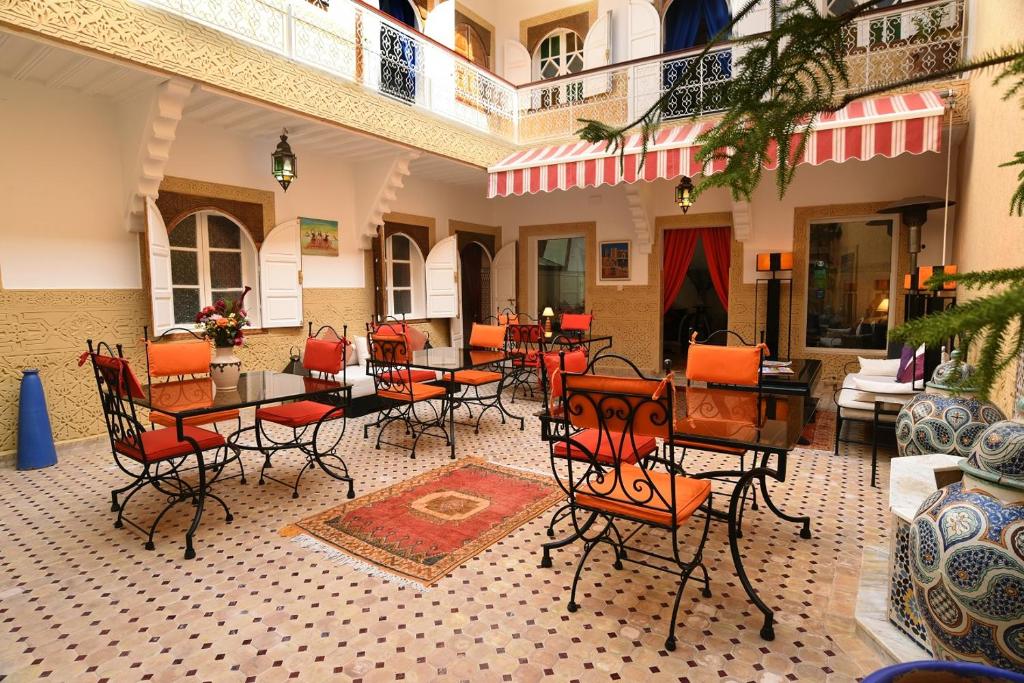 Restaurace v ubytování Riad Shaden