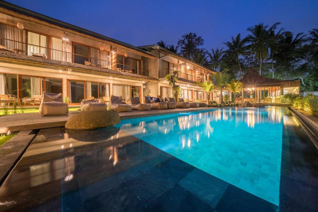 Bazén v ubytování Kandarpa Ubud CHSE Certified nebo v jeho okolí