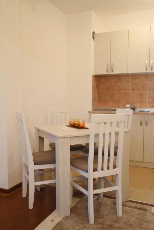 Kuchyň nebo kuchyňský kout v ubytování Apartman Nensy