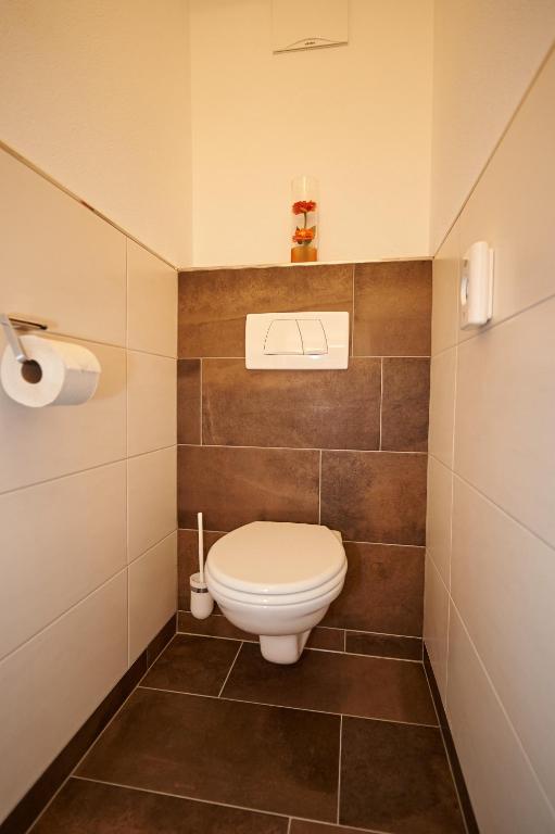 Koupelna v ubytování Haus Alpenheim