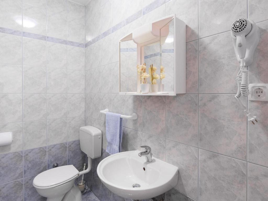 Koupelna v ubytování Apartment in Senj Lika-Karlovac with private pool
