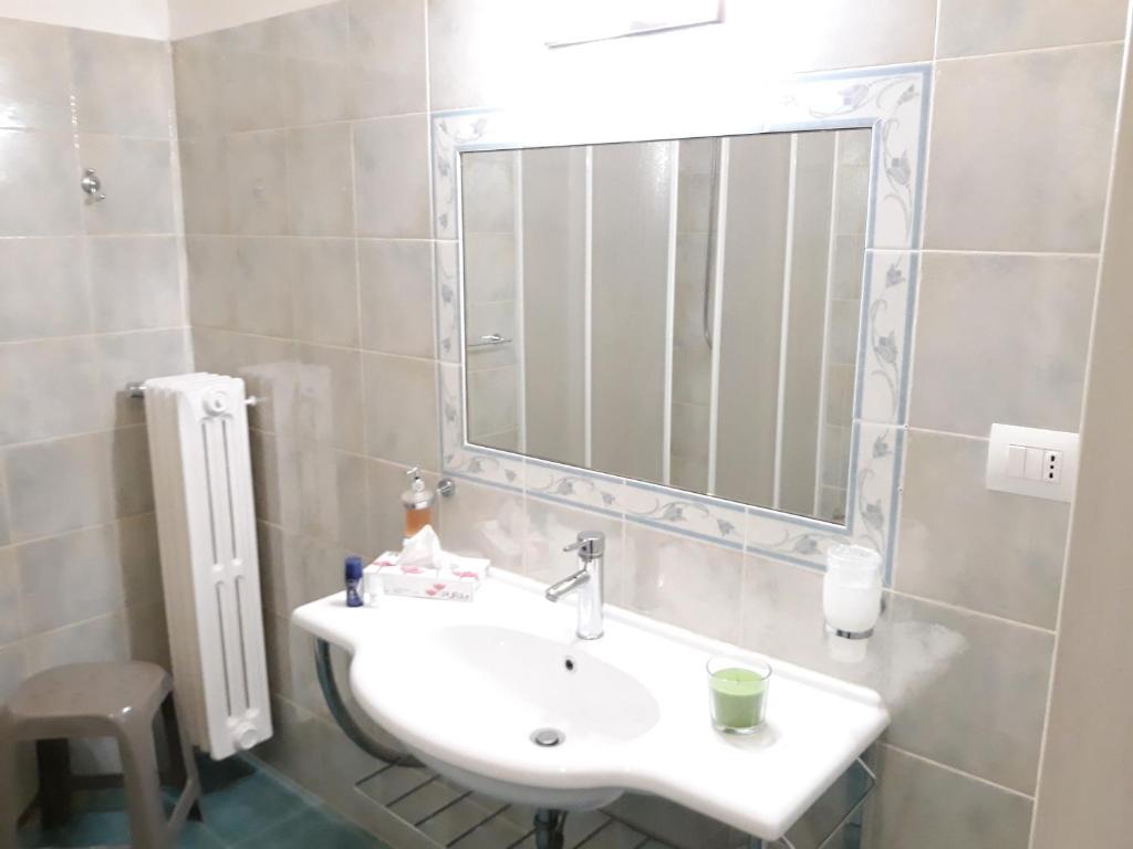 Koupelna v ubytování B&B Casa Cavalli