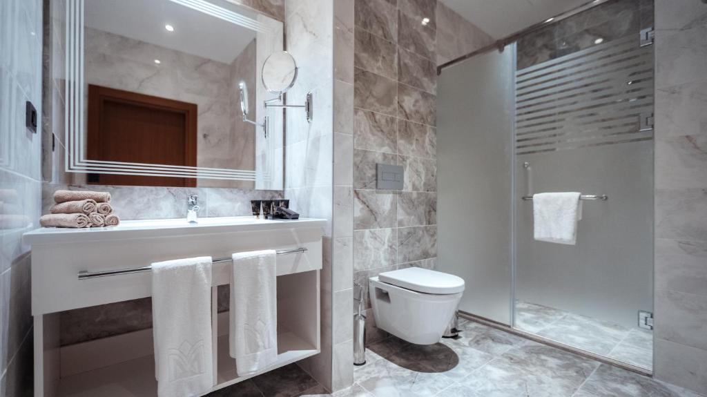 Koupelna v ubytování Midtown Hotel Baku