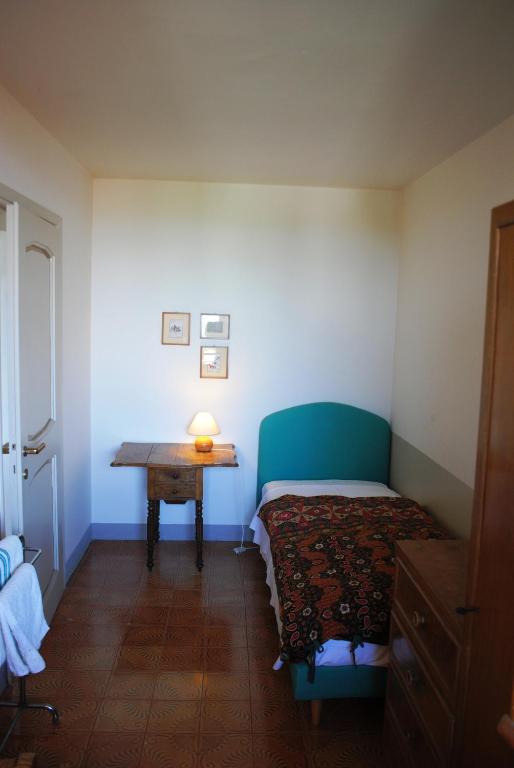 Łóżko lub łóżka w pokoju w obiekcie "Alle Montanine" Villa Poggio