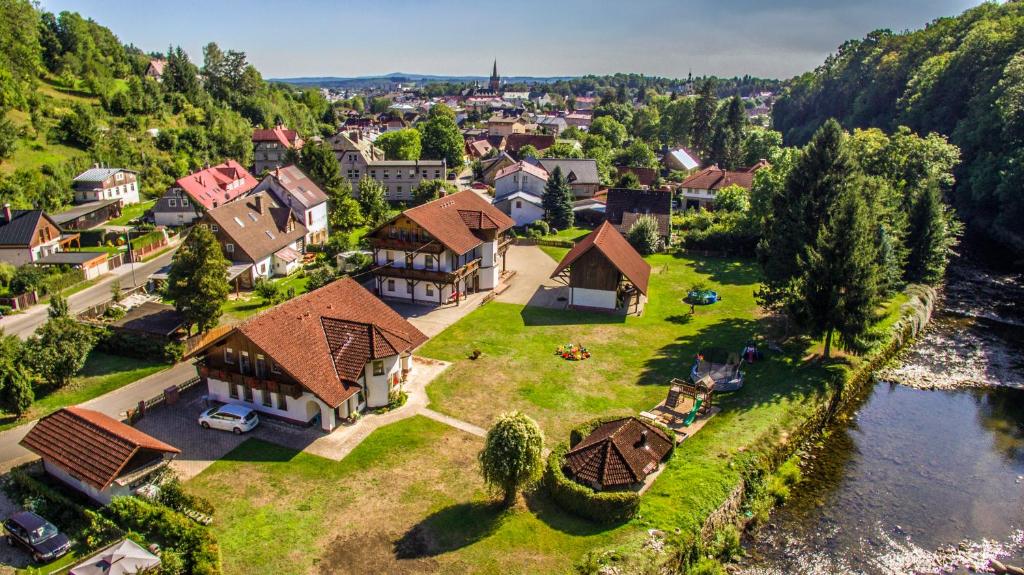 Una vista aérea de Pension 222 - Family rooms in Vrchlabi