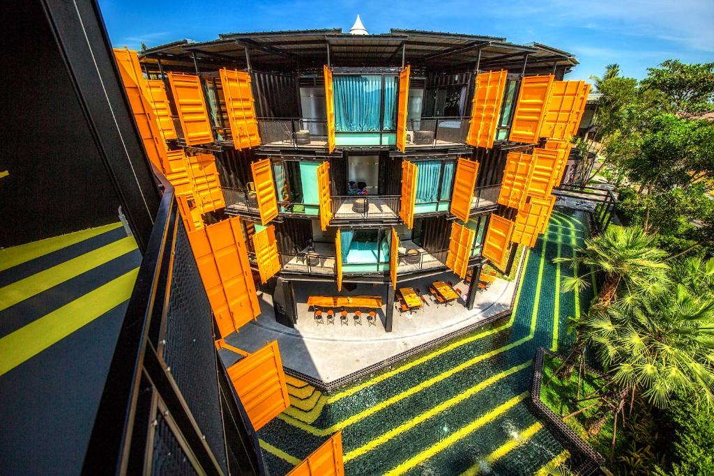 Balkón nebo terasa v ubytování Hivetel