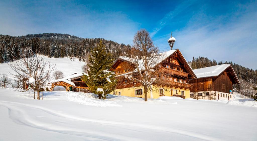Prechtlhof in Flachau semasa musim sejuk