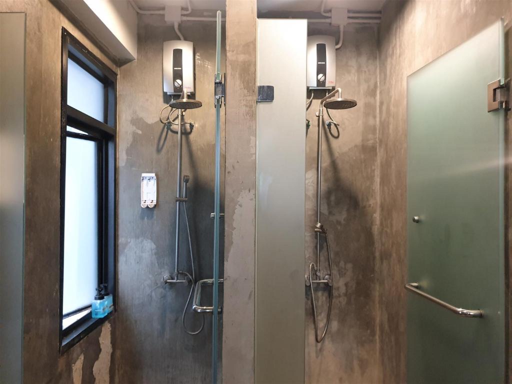 Koupelna v ubytování Silom Space Hostel