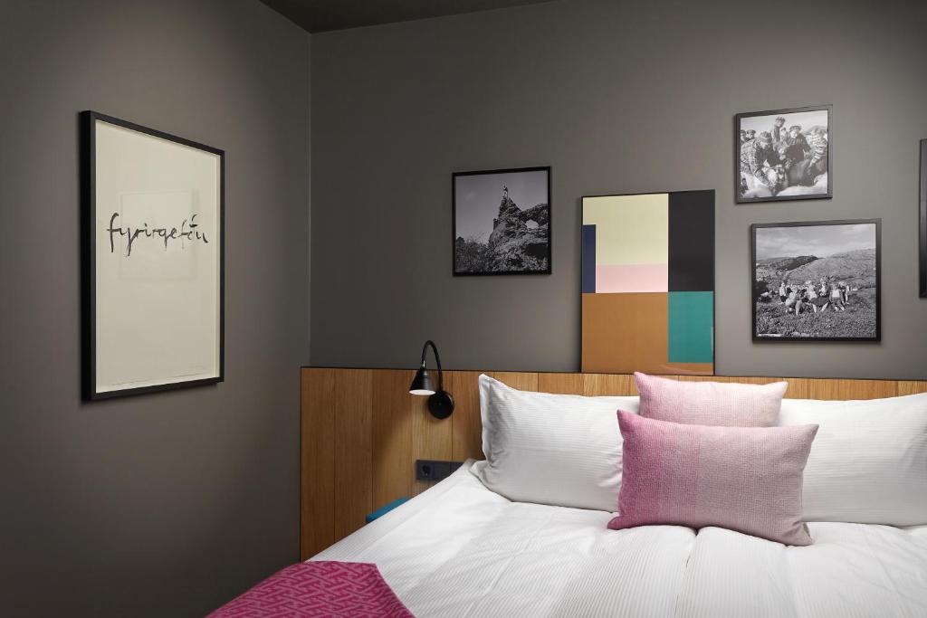 Postel nebo postele na pokoji v ubytování Mývatn - Berjaya Iceland Hotels