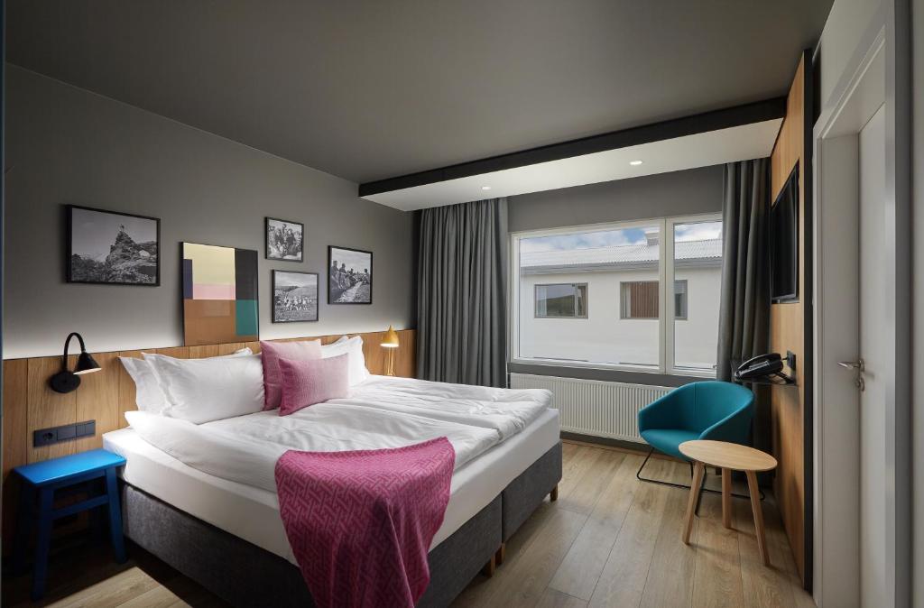 Postel nebo postele na pokoji v ubytování Mývatn - Berjaya Iceland Hotels