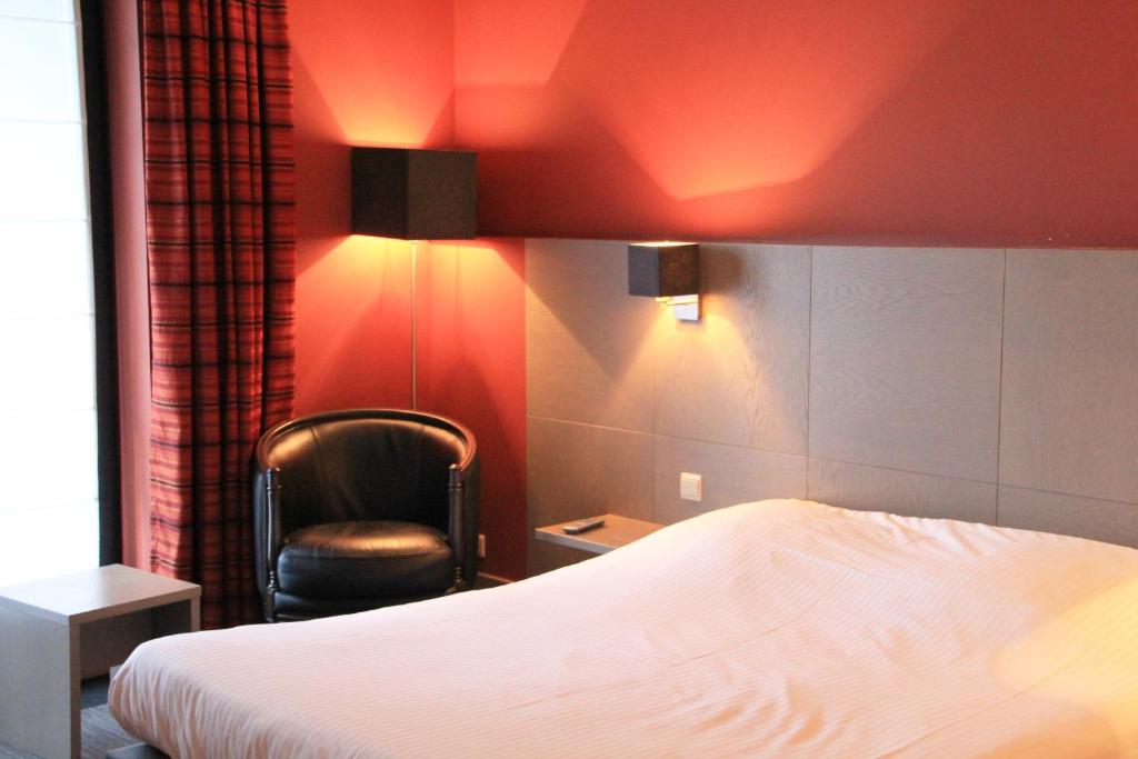 Postel nebo postele na pokoji v ubytování Enjoy Hotel Blankenberge - Pantheon Palace By WP Hotels