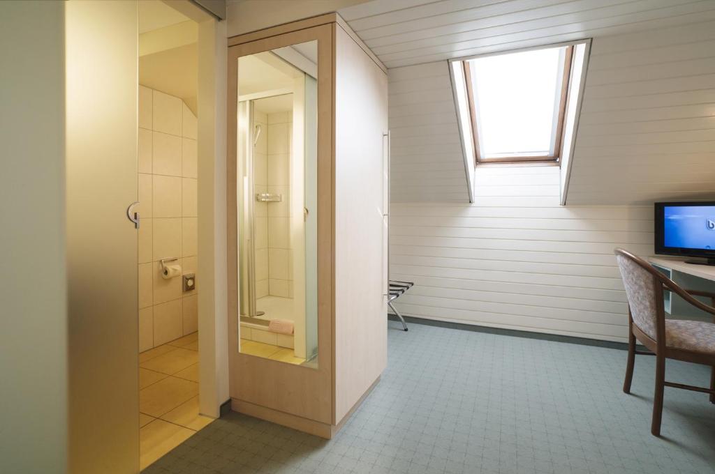 Koupelna v ubytování Hotel Kreuz