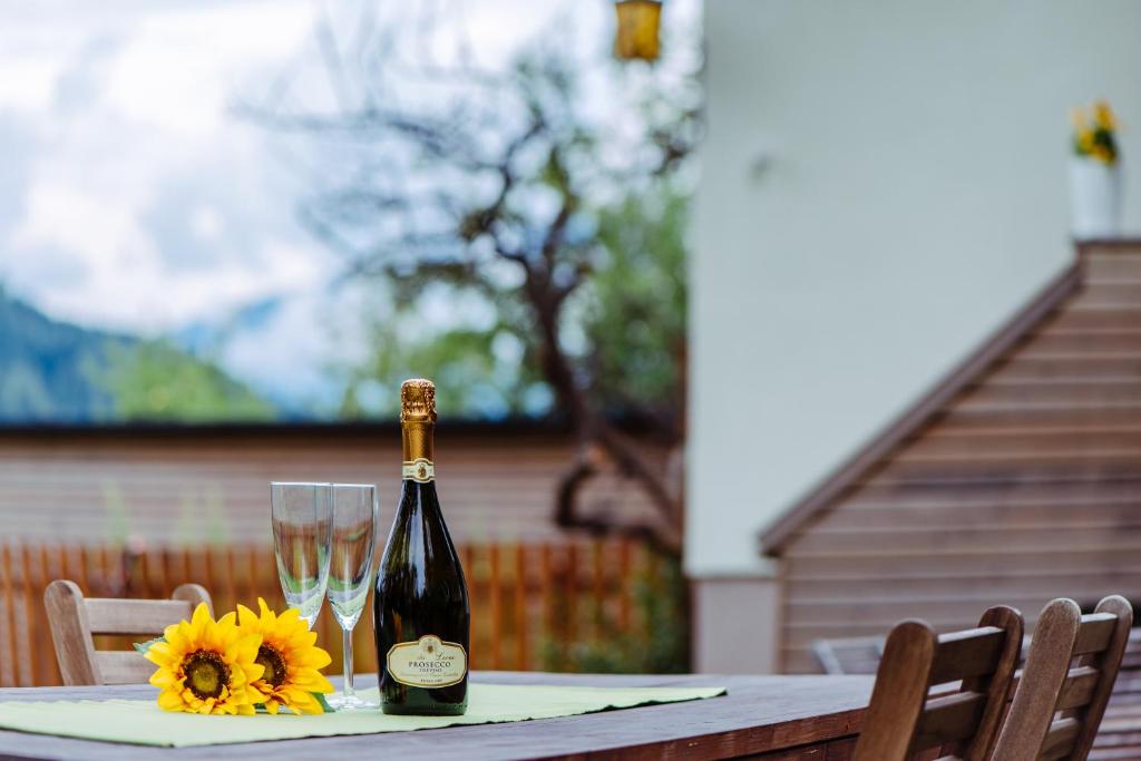 Nápoje v ubytování Ferienhaus Mountain View