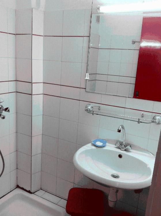 Koupelna v ubytování Hotel Aidipsos