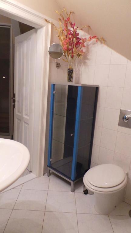 Koupelna v ubytování Apartment Sejko