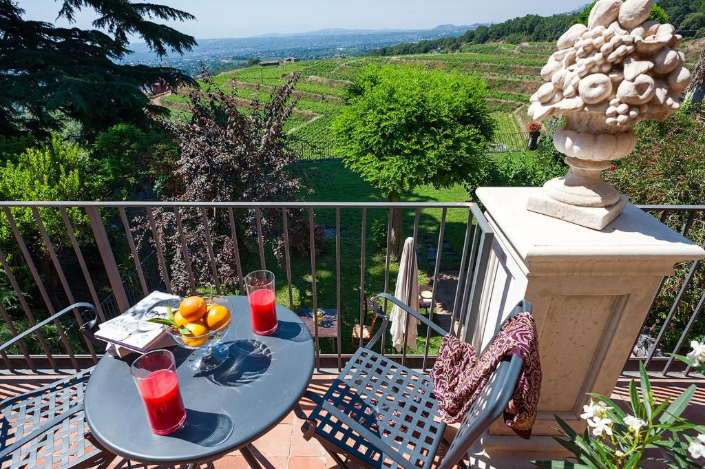 Balkón nebo terasa v ubytování Wine Resort Villagrande