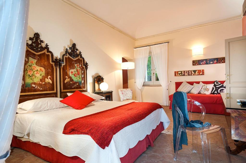 Postel nebo postele na pokoji v ubytování Wine Resort Villagrande