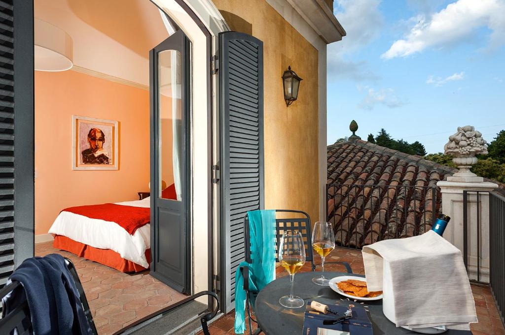 Balkón nebo terasa v ubytování Wine Resort Villagrande