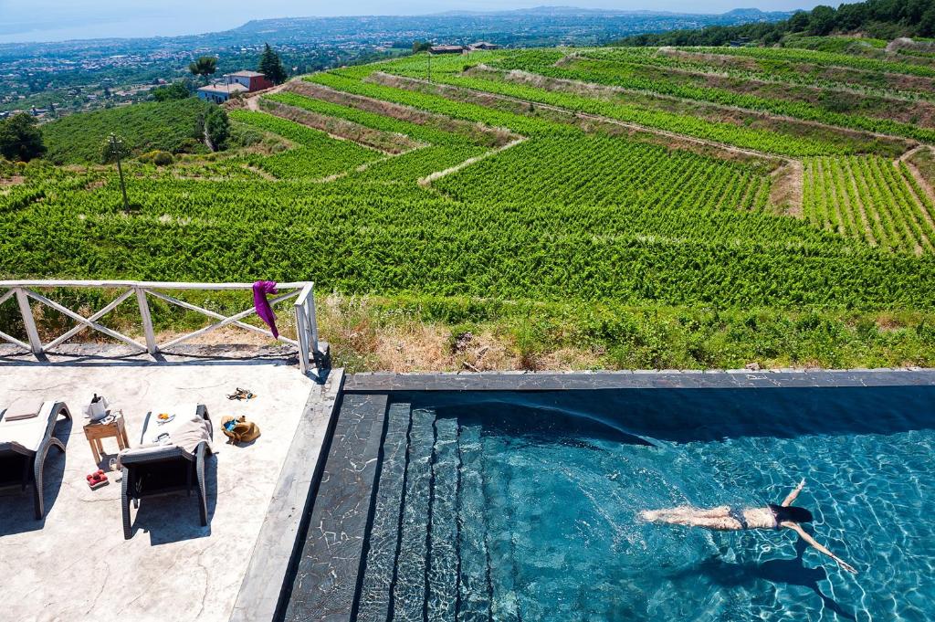 Bazén v ubytování Wine Resort Villagrande nebo v jeho okolí