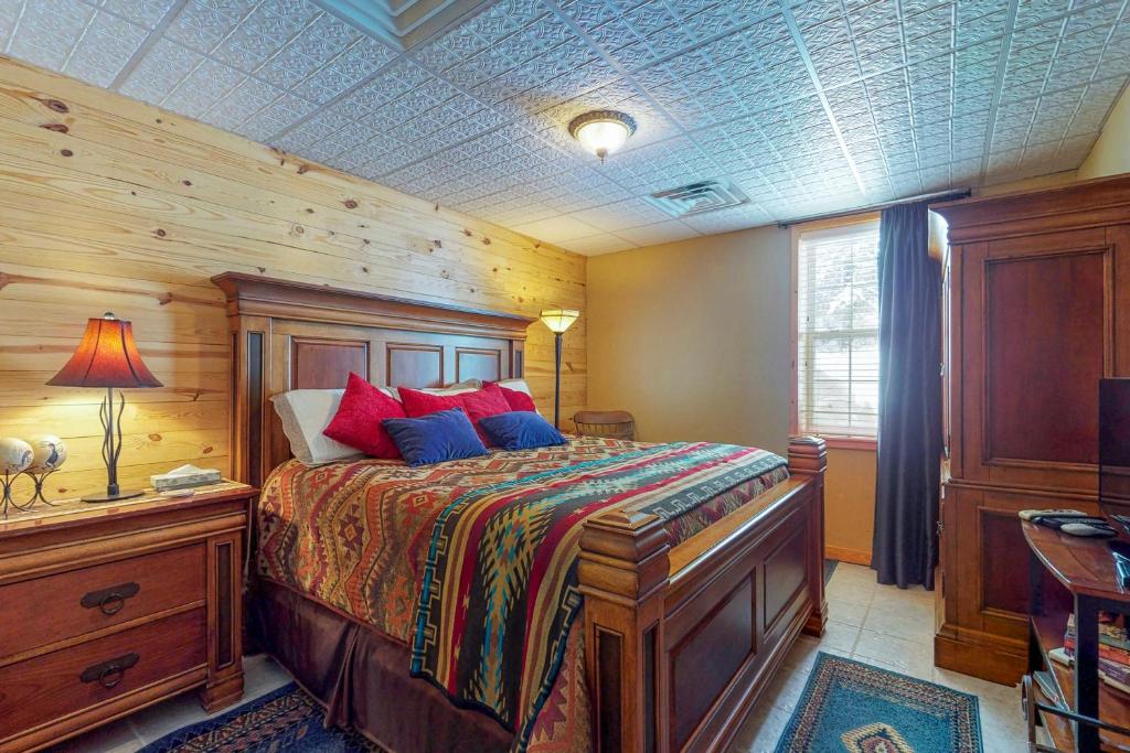 Voodi või voodid majutusasutuse Red Top Lodge toas