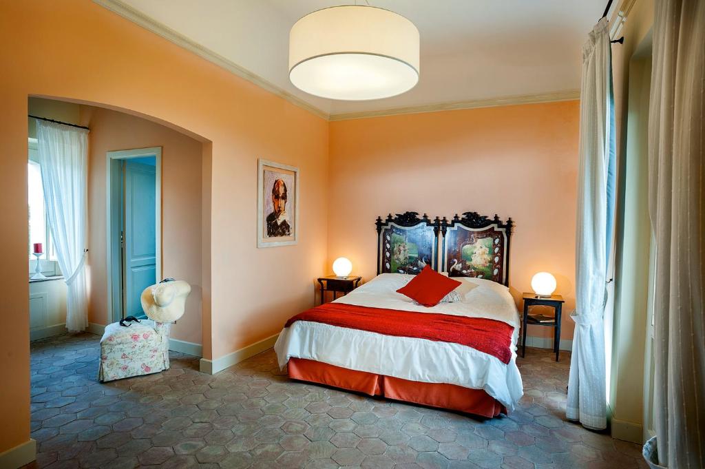 Postel nebo postele na pokoji v ubytování Wine Resort Villagrande