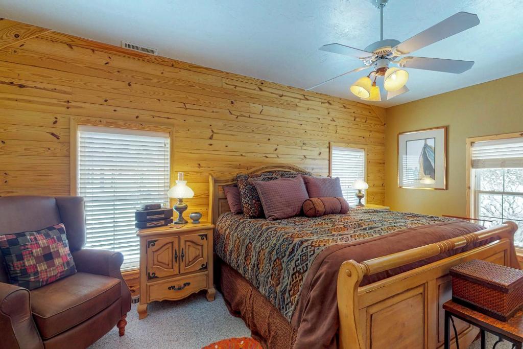 Voodi või voodid majutusasutuse Red Top Lodge toas
