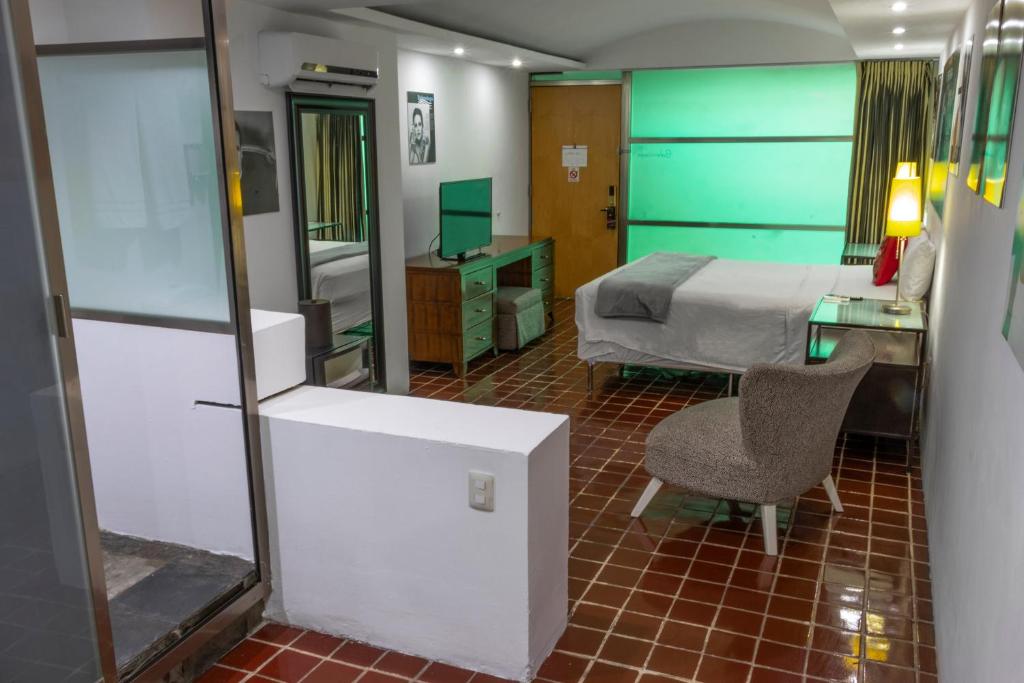 Posezení v ubytování MayaFair Design Hotel