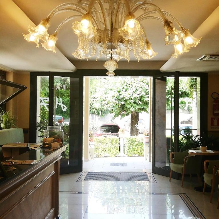 Een tuin van Hotel Fioroni