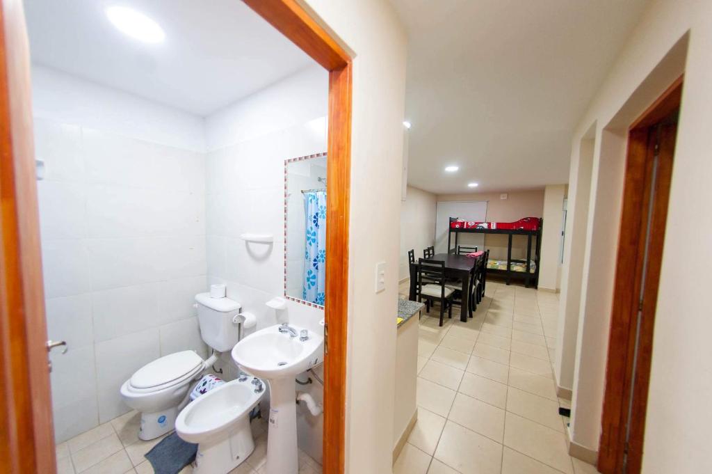 Ванная комната в Apartamentos El Fortín