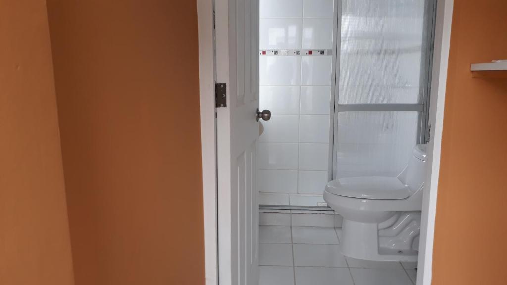 Koupelna v ubytování Achibueno Lodge