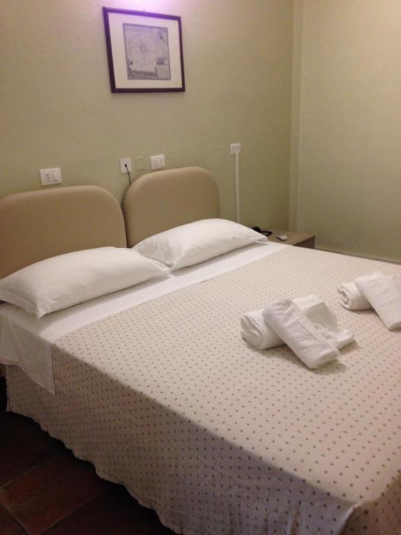 Postel nebo postele na pokoji v ubytování Albergo San Michele