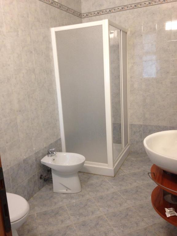 Koupelna v ubytování Albergo San Michele