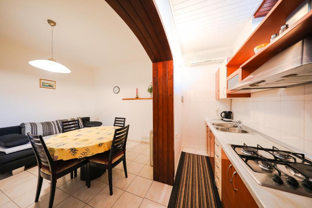 Kuchyňa alebo kuchynka v ubytovaní Apartman Antisin