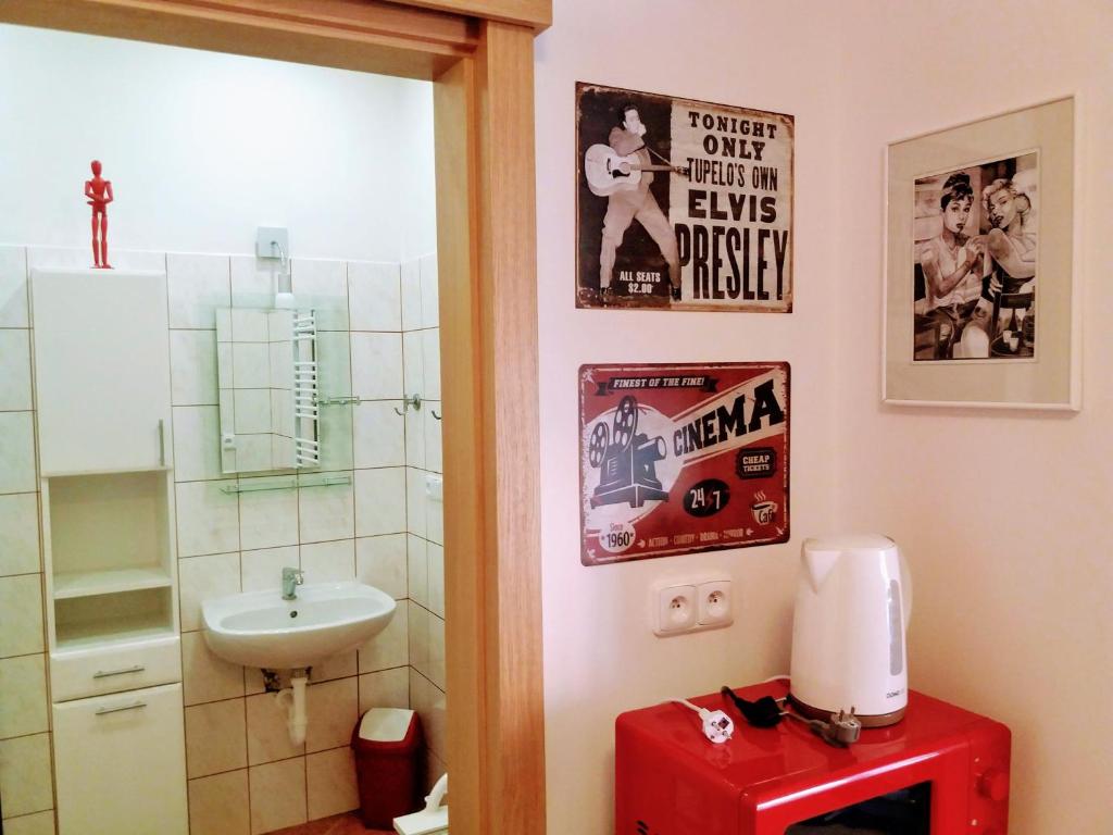 Koupelna v ubytování Apartmá Za kopcem