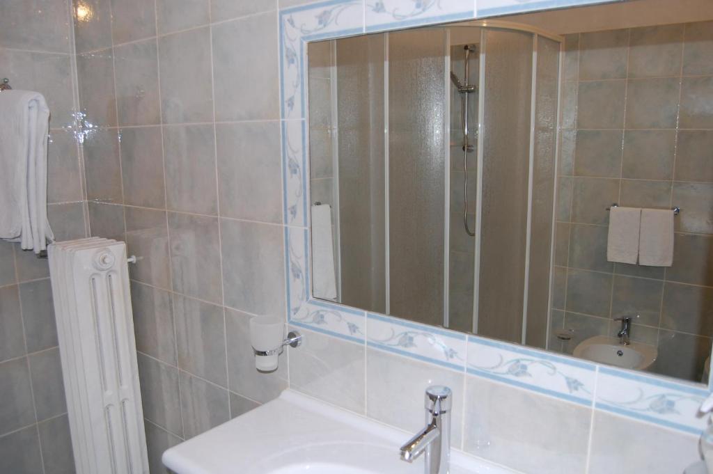 Koupelna v ubytování B&B Casa Cavalli