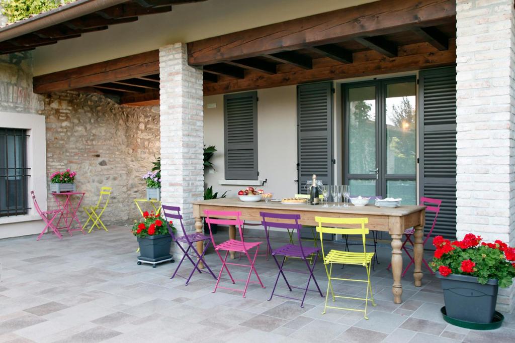 Patio nebo venkovní prostory v ubytování B&B Camignone Franciacorta
