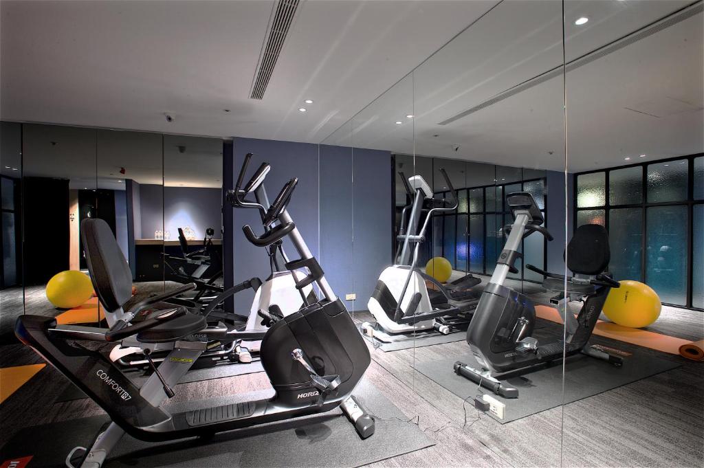 Fitness centrum a/nebo fitness zařízení v ubytování Just Sleep - Ximending