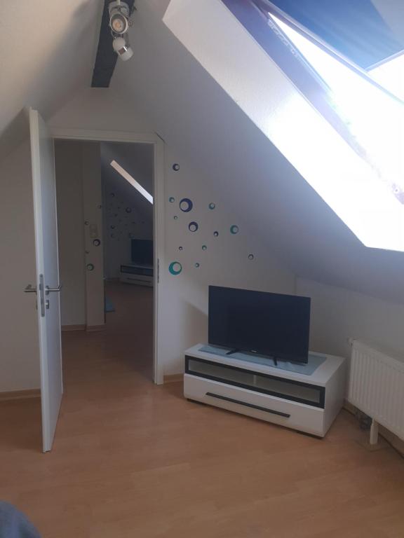 TV a/nebo společenská místnost v ubytování Apartment