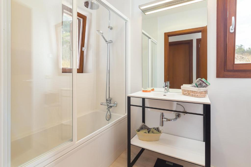 A bathroom at Can jordi